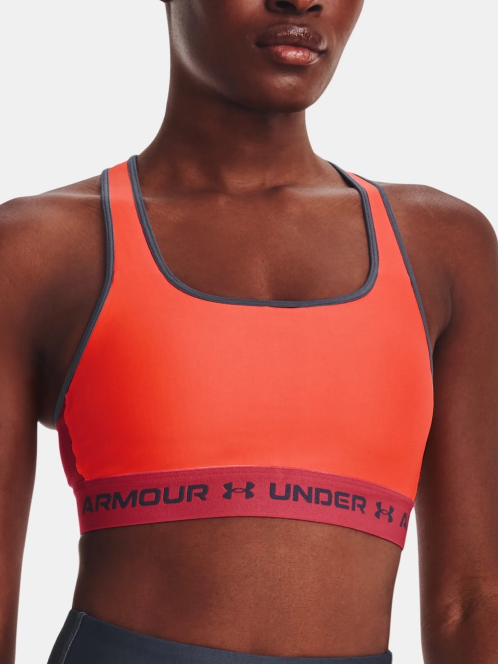Under Armour Mid Crossback Sports Bra